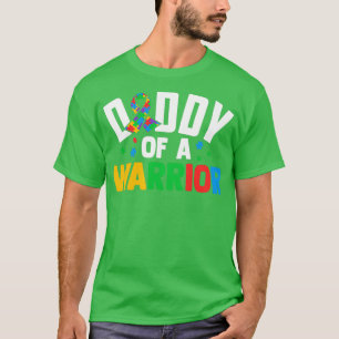 Camiseta Papi de un guerrero del autismo