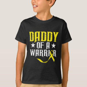 Camiseta Papi de un guerrero para la conciencia sobre el cá