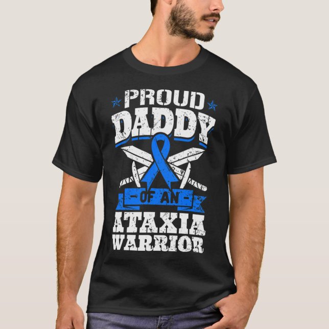 Camiseta Papi De Una Cinta De Concienciación De Guerrero De (Anverso)