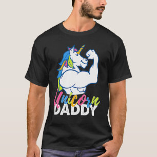Camiseta Papi de Unicornio Magnífico Fitness Bodybuilder Da