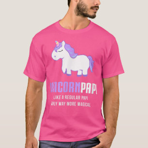 Camiseta Papi de unicornio, regalo mágico divertido