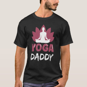 Camiseta Papi de yoga lindo afición a la meditación papá pa