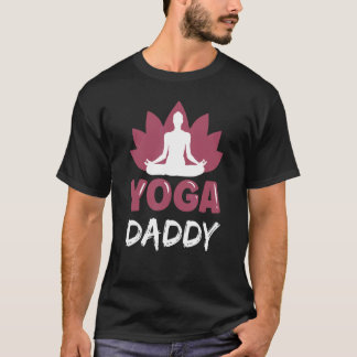 Camiseta Papi de yoga lindo afición a la meditación papá pa