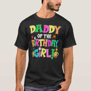 Camiseta Papi del artista del Chica de cumpleaños papá papá