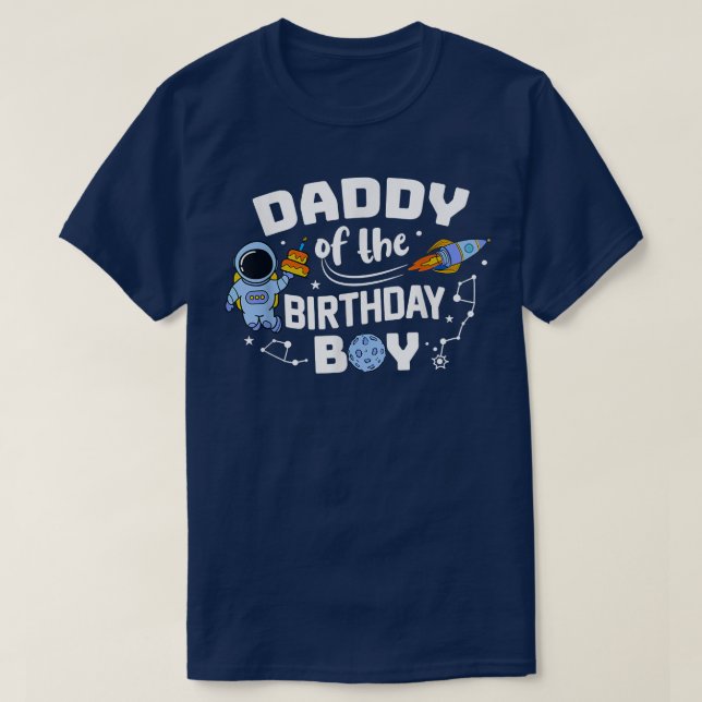 Camiseta Papi Del Astronauta Astronauta De Nacimiento Ro (Diseño del anverso)