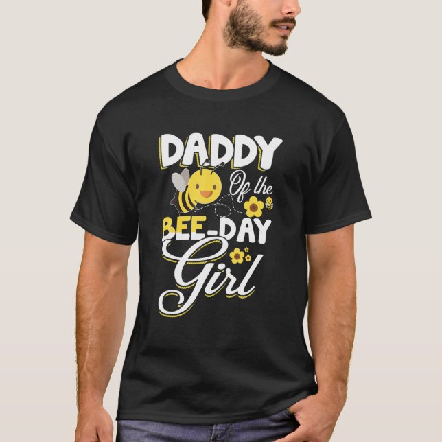 Camiseta Papi Del Chica De Abeja De Abeja (Anverso)