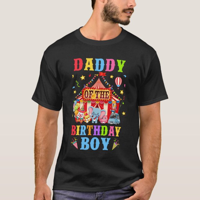 Camiseta Papi Del Cumpleaños De Los Muchachos Carnaval De C (Anverso)