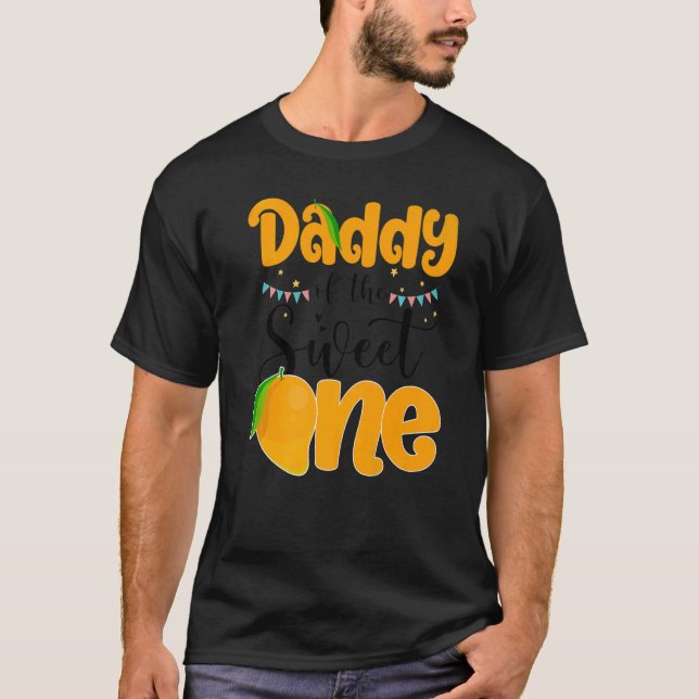 Camiseta Papi Del Dulce Un Mango Tema Fruta Primer Nacimien (Anverso)