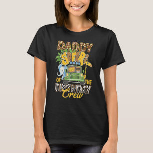 Camiseta Papi Del Fiesta De Animales Del Zoológico De Cumpl