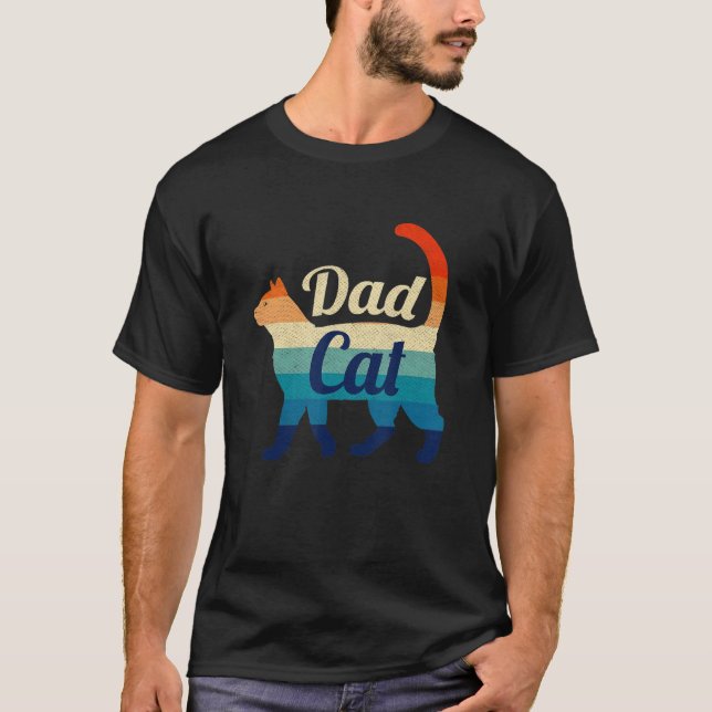 Camiseta Papi del gato (Anverso)