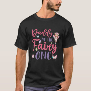 Camiseta Papi Del Hada Chica De Primer Cumpleaños Fairy Bir