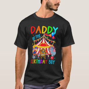 Camiseta Papi Del Niño De Cumpleaños Circus Papi Tema Cuida
