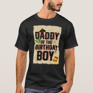 Camiseta Papi Del Niño De Cumpleaños Padre Pirata Tema 5