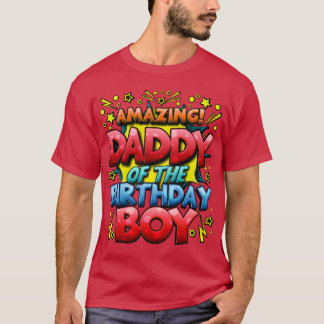 Camiseta Papi del niño de cumpleaños que coincide con padre