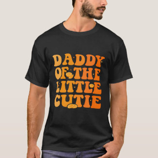 Camiseta Papi Del Pequeño Naranja Divertido De Cutie Primer