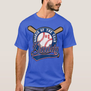 Camiseta Papi del Rookie del Béisbol de cumpleaños 1