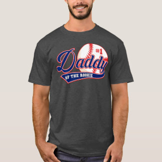 Camiseta Papi del Rookie del Béisbol de cumpleaños 1