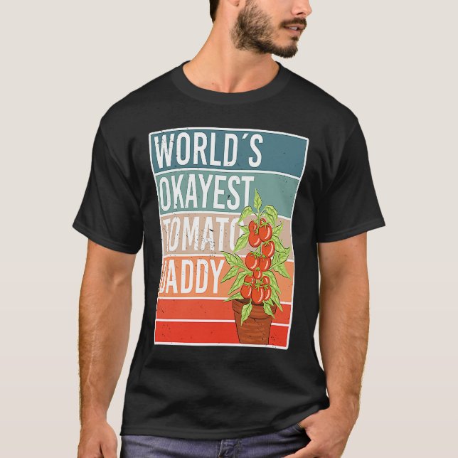 Camiseta Papi del tomate en Okayes para el Día del Padre (Anverso)