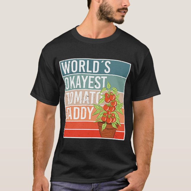 Camiseta Papi del tomate en Okayes para el Día del Padre (Anverso)