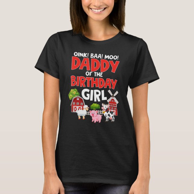 Camiseta Papi del Tractor de Animales de la Granja Chica de (Anverso)