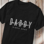 Camiseta Papi desde el 20XX moderno elegante simple<br><div class="desc">Este diseño sencillo y moderno se compone de una tipografía de san serif.</div>