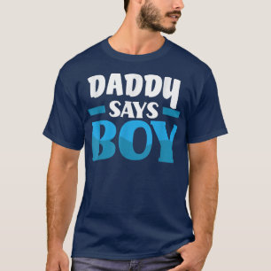 Camiseta Papi dice que Fiesta de revelación de sexo masculi