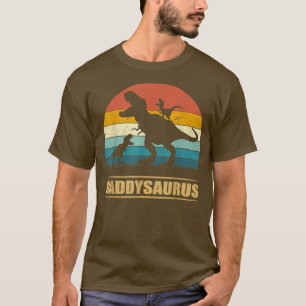 Camiseta Papi Dinosaur Daddysaurus 2 niños Gif del Día del 