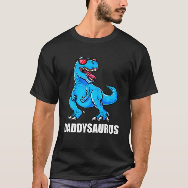 Camiseta Papi Dinosaurio Daddysauro T Hombres Papá Dinosaur (Anverso)