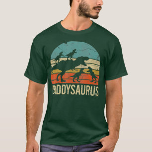 Camiseta Papi Dinosaurio Daddysaurus 4 niños regalo para