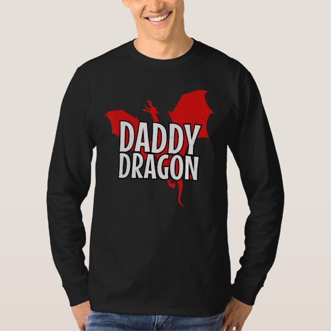Camiseta Papi Dragón Mítica y Legendaria Criatura del padre (Anverso)