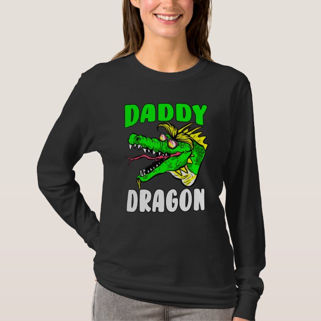 Camiseta Papi Dragon Winged Creature Fire respira (Anverso)