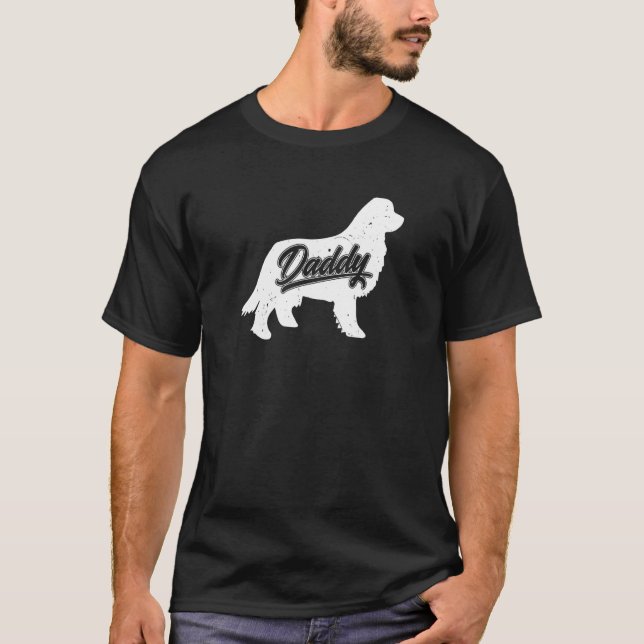 Camiseta Papi Dueño De Perro En Terranova (Anverso)
