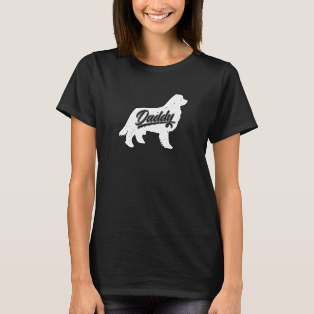 Camiseta Papi Dueño De Perro En Terranova (Anverso)