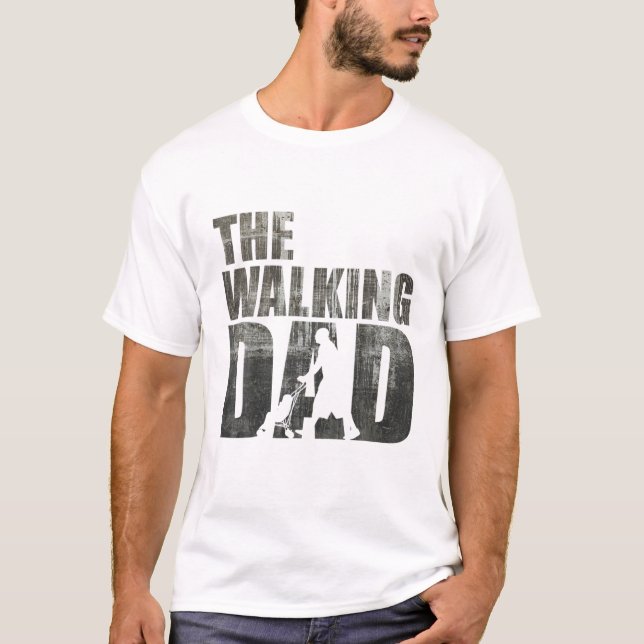 Camiseta Papi, el padre del hijo de la hija que camina (Anverso)