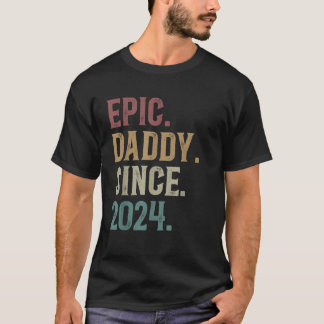 Camiseta Papi épico desde 2024 Padre nuevo vintage