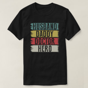 Camiseta Papi Esposo Médica Hero Cumpleaños o Día del Padre