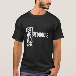 Camiseta Papi F, el mejor padre de Aussiedoodle que haya si