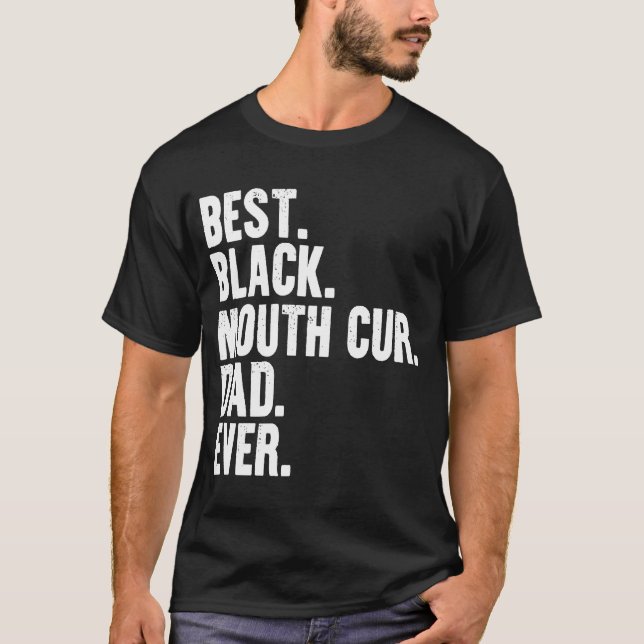 Camiseta Papi Fat, el mejor dueño de perro negro que cuerdo (Anverso)