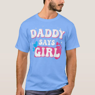 Camiseta Papi, Fiesta de revelación de género, dice Chica d