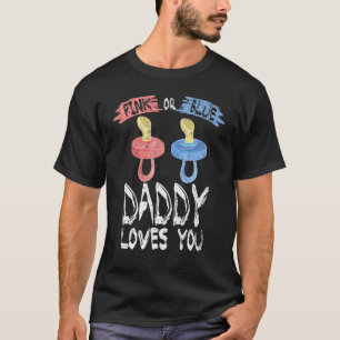 Camiseta Papi futuro papá bebé Fiesta Baby Shower género Re
