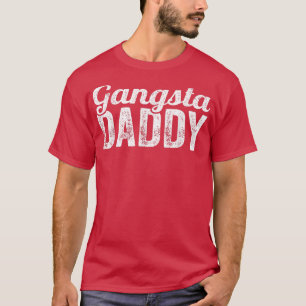Camiseta Papi Gangsta Divertido Para El Día De Los Hombres 
