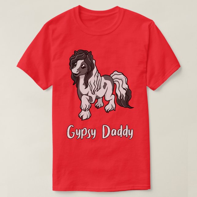 Camiseta Papi gitano de los caballos (Diseño del anverso)