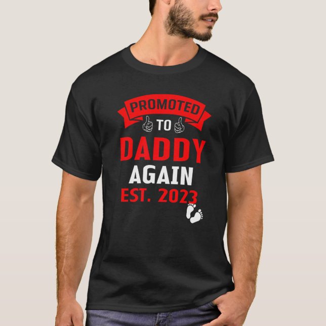Camiseta Papi Gracioso De Nuevo Est 2023 Promocionado A Pap (Anverso)