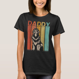 Camiseta Papi gráfico retro de perro de Terranova