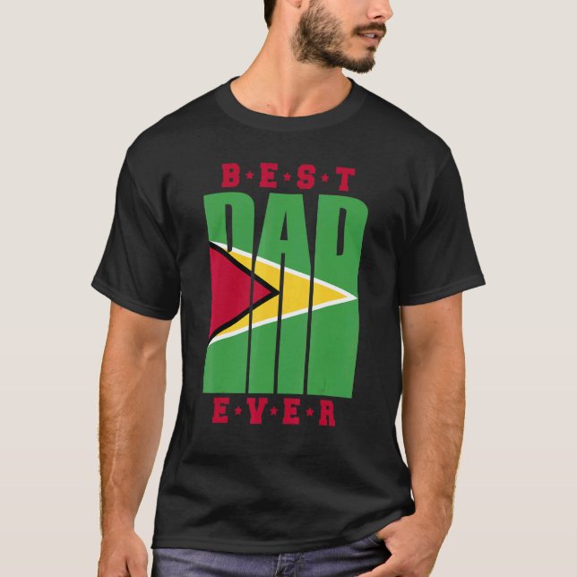 Camiseta Papi guyanés padre día de Guyana papá (Anverso)