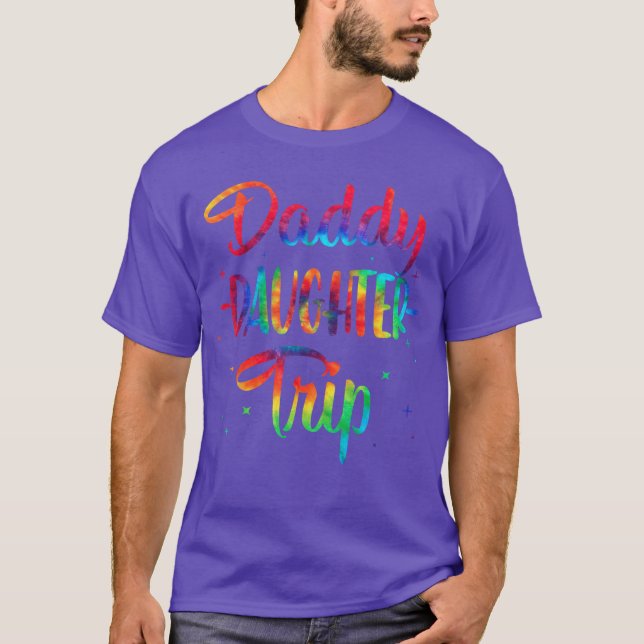 Camiseta Papi Hija Viaje Familia Verano Viaje De Vacaciones (Anverso)