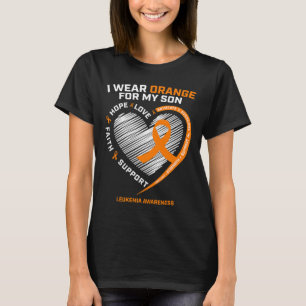 Camiseta Papi Leucemia Conciencia sobre el hijo Leucemia Co