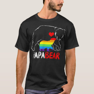 Camiseta Papi LGBT papá papá papá papá oso de orgullo gay