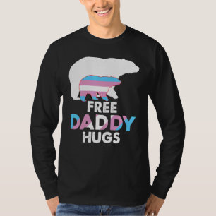 Camiseta Papi Libre Abraza El Oso Arcoiris Transgénero Lgbt