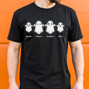 Camiseta Papi mamá y dos niños cuatro personas familia fant